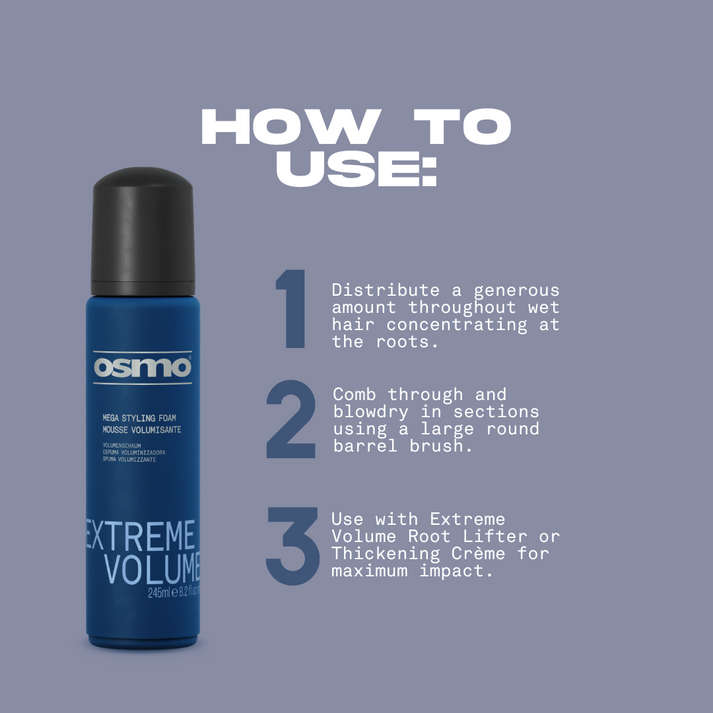 Osmo Deep Extreme Volume Mega Styling Foam 245ml