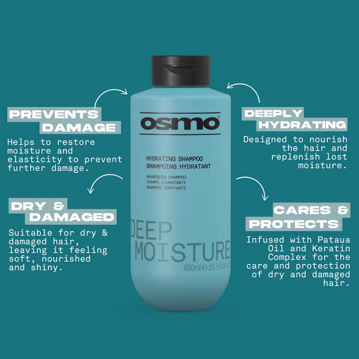 Osmo Deep Moisture Hydrating Shampoo 1000ml