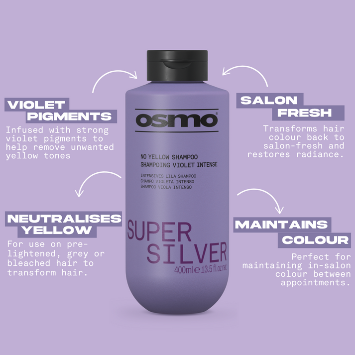 Osmo Super Silver No Yellow Shampoo 100ml