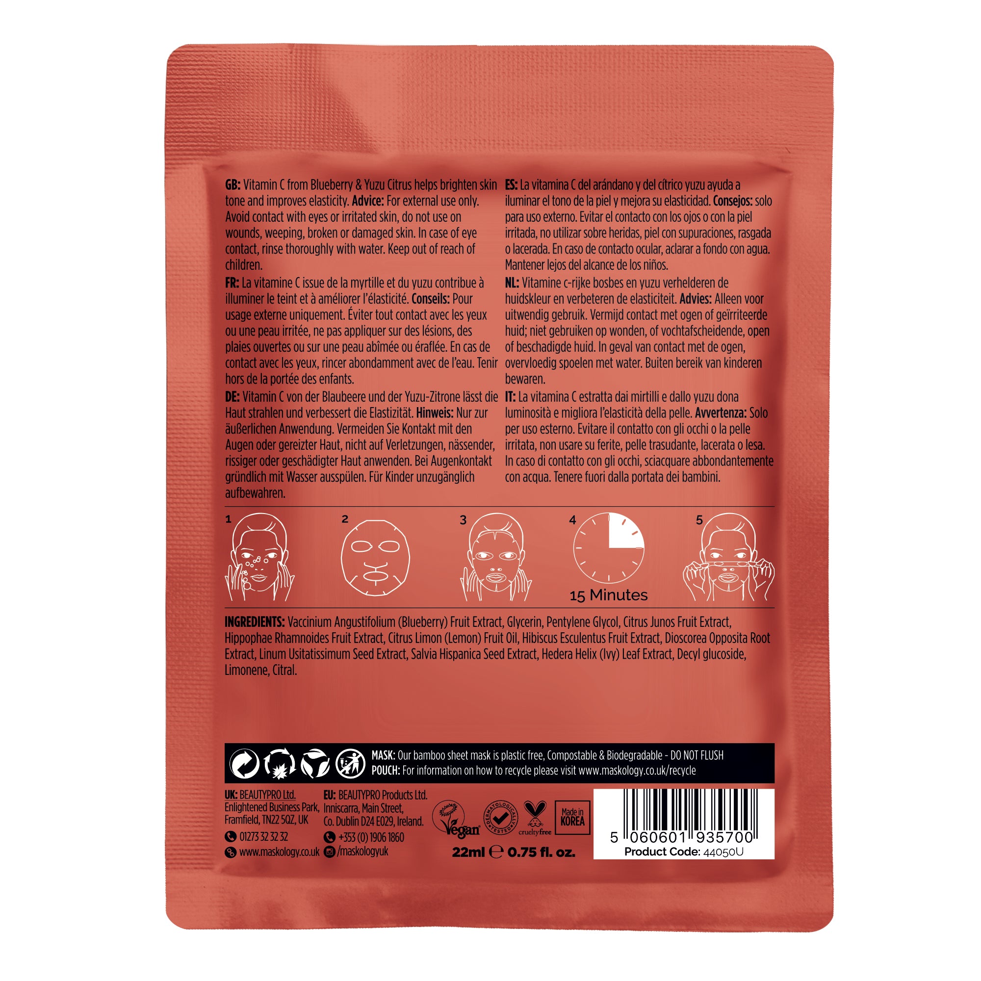 Maskology VITAMIN-C Face Mask