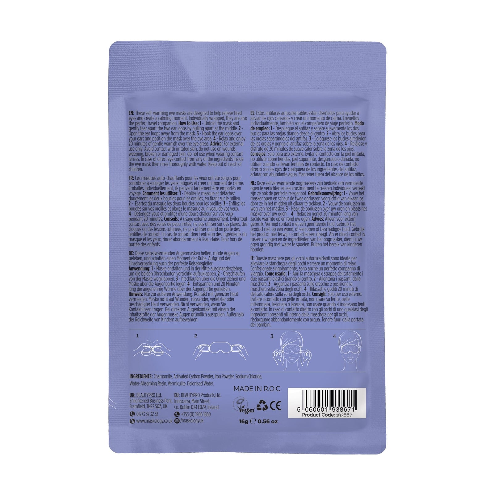 Maskology THERMOTHERAPY Heated Eye Mask