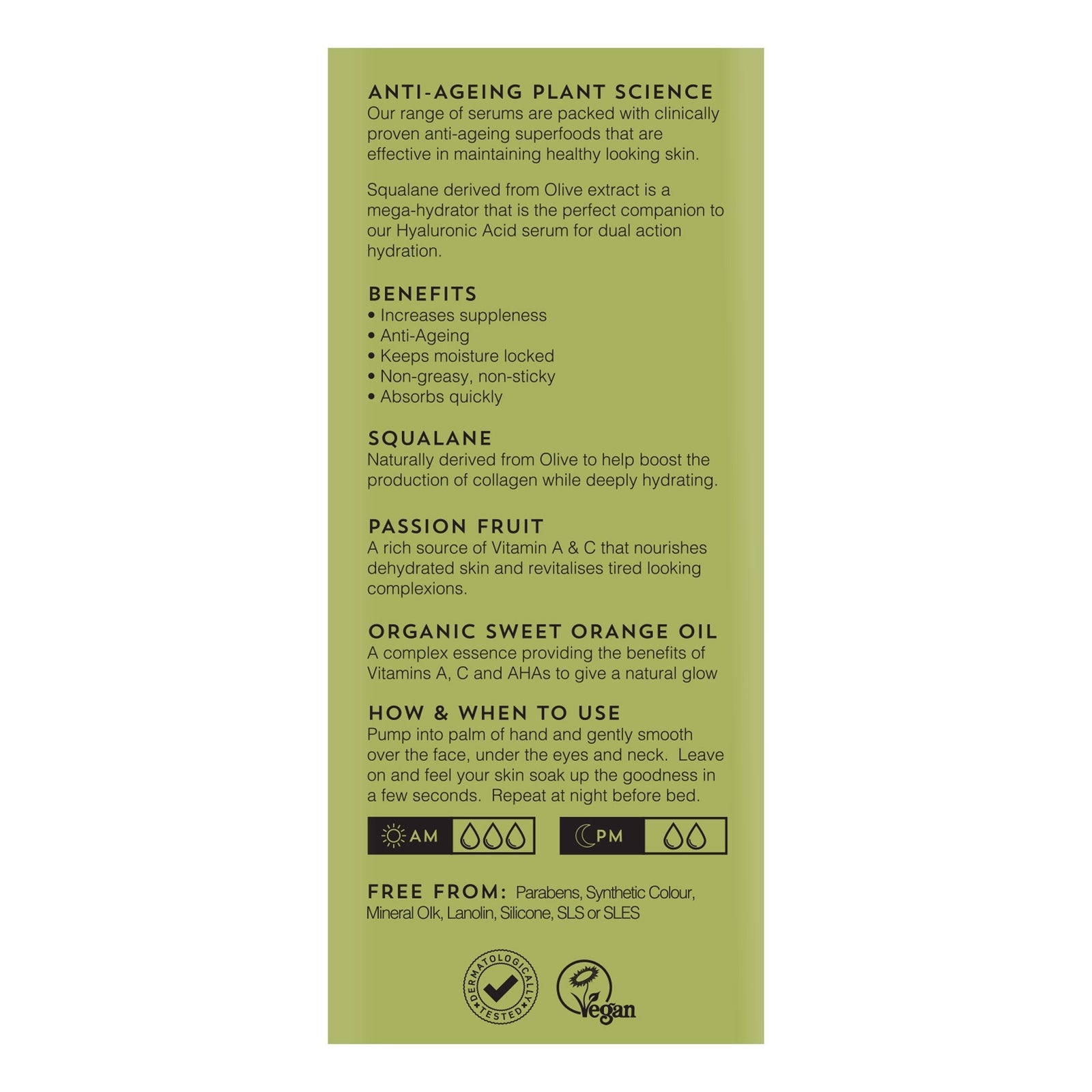 Maskology SQUALANE Daily Serum