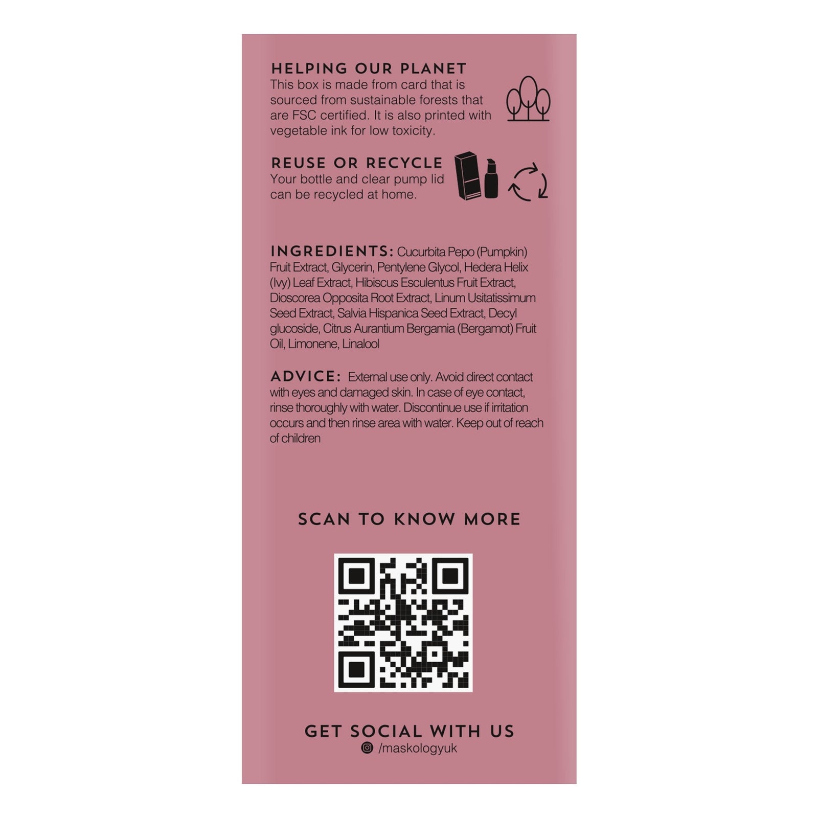 Maskology FOOT SERUM Daily Use