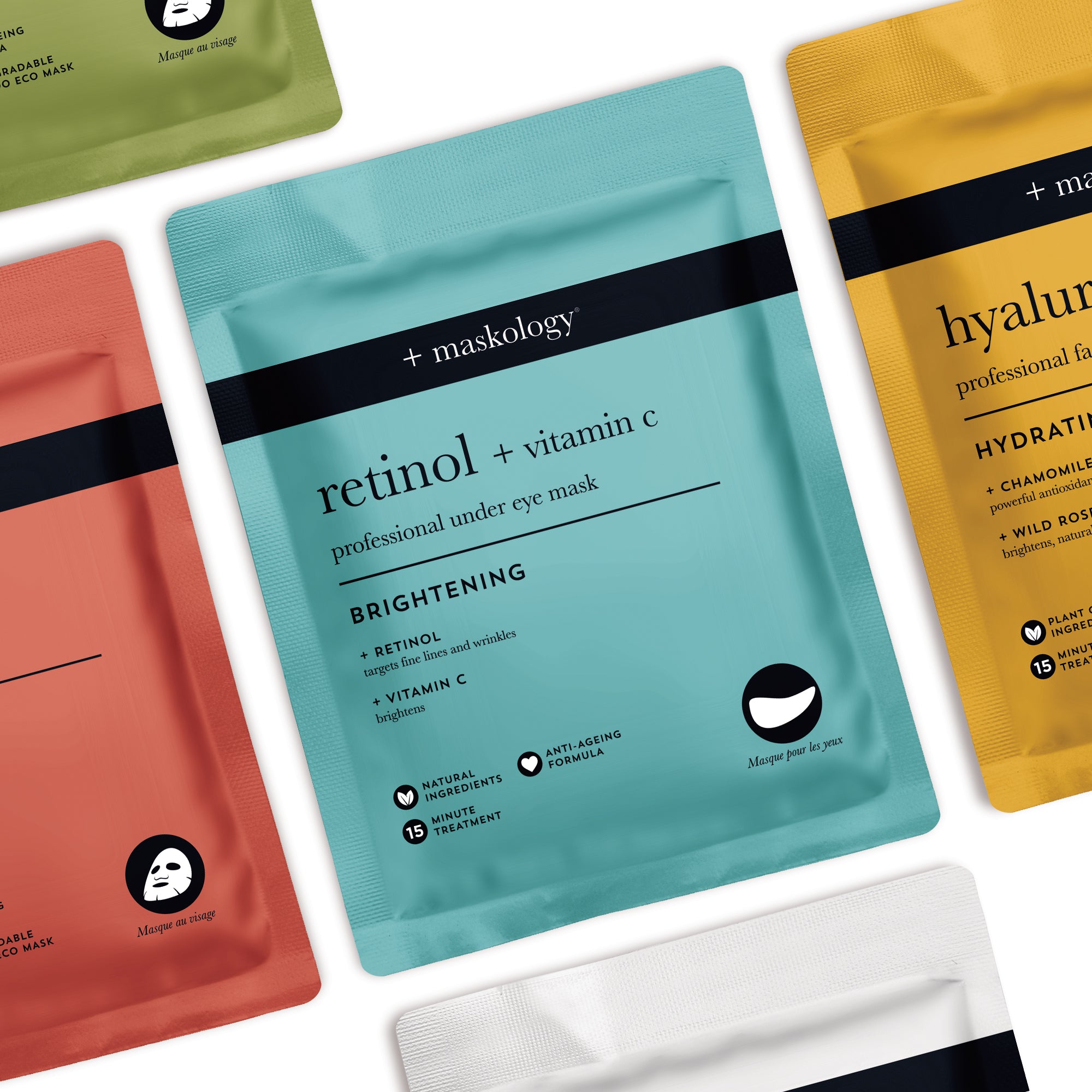 Maskology RETINOL + VITAMIN-C Under Eye Mask