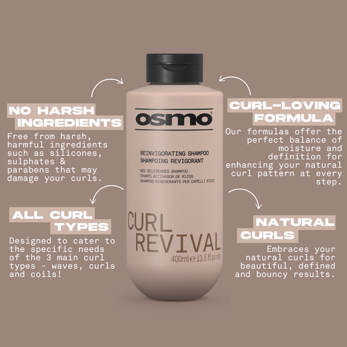 Osmo Curl Revival Reinvigorating Shampoo 400ml