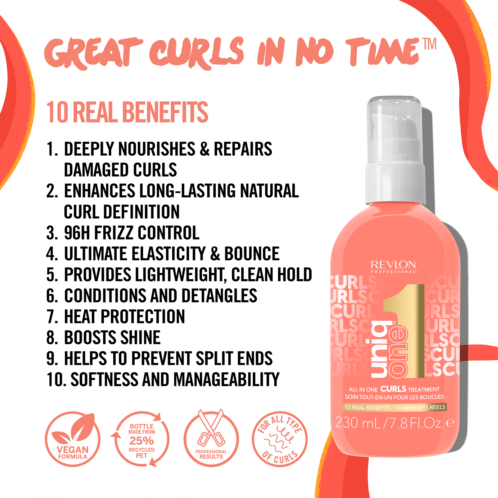 Uniqone Curls Conditioner 230ml